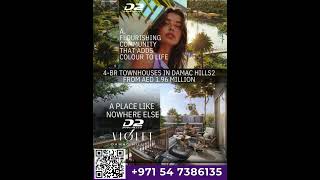 Damac 2 Voilet Free 3 UAE Golden Visa  4 DLD Wavier  Limited Avalibility [upl. by Tonina]