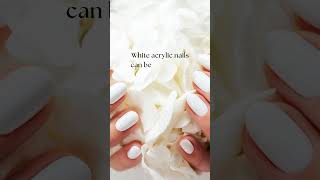 Mastering White Acrylic Nails Tips Tricks and Stunning Designs  nailovely [upl. by Avla245]