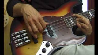 Neuser Fretless System bass solo demonstration [upl. by Ayeki]