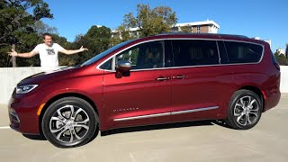 The 2021 Chrysler Pacifica Pinnacle Is a Luxury Minivan for 50000 [upl. by Rebeca]