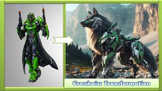 Transformers but Wolf 🐺 Optimus Prime amp Friends Transformation to Wolf [upl. by Innaig795]