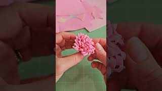 HOW TO MAKE FLOWERS WITH FOAM SHEETS FULL VIDEO ON MY CHANNEL foamflower flowersart craftyhands [upl. by Persse10]