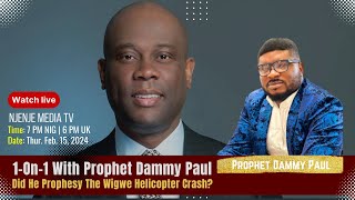 1On1 With Prophet Dammy Paul Did He Prophesy About Wigwe Helicopter Crash Before The Incident [upl. by Pasho]