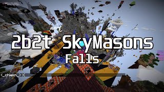 Minecraft Griefing  2b2t SkyMasons Base ft The Fifth Column [upl. by Ecinahs]