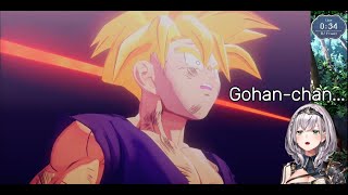 Hololive【ShiroganeNoel】Noel Danchou react to SSJ2 Gohan and FatherSonKamehameha God moment【Engsub】 [upl. by Ahsyak]