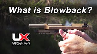 What is Blowback in BB Guns and Airsoft Pistols  Umarex Airguns [upl. by Leicester]