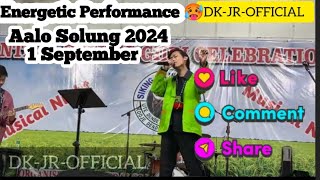 Obom Tangu  Energetic Performance 🥵🥵 In Aalo Solung 2024 [upl. by Bev]