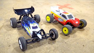 RACING the new WATERPROOF LOSI MINI B BUGGY is FUN 150  RC ADVENTURES [upl. by Noraj]