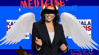 medicine animation meme  kamala harris  donald trump  ty for 100 subs [upl. by Letnom638]