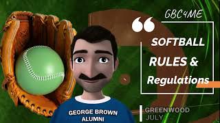 GBC4me Softball 2023 Rules and Regulations [upl. by Eiramanig941]