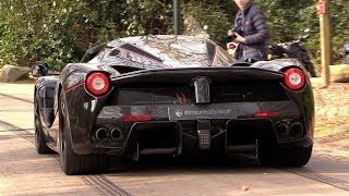 Ferrari LaFerrari Aperta  LOUD Revs amp Engine Sounds [upl. by Uuge]