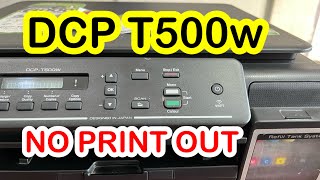 Brother Dcp T500w Cyan Only BLUE How to fix [upl. by Maxwell]