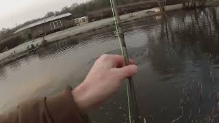 56 Winter Trout Fishing At Rockbourne [upl. by Vinni]