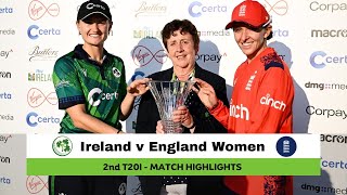 Ireland v England Women 2nd T20I 2024  Match Highlights [upl. by Baxy]