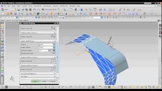 Siemens NX  CAD  Global Shaping  Overbend [upl. by Annelak]