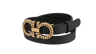 Salvatore Ferragamo Gancini Chain Bracelet SKU 9240707 [upl. by Sev]