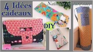 4 dernières idées différentes pour vos cadeaux patron PDF by Nathalie couture easy [upl. by Eendys]