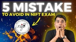 5 MISTAKE To Avoid In NIFT NID Exam Preparation  NIFT Entrance Exam Preaparation [upl. by Imorej821]