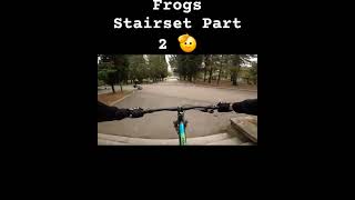 Frogs Stairset Part 2 🫡 mtb pov stairs [upl. by Lammond]