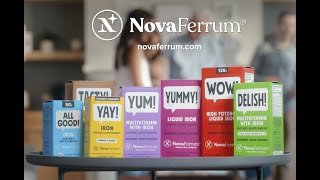 NovaFerrum Iron Supplements and Multivitamins for the whole family [upl. by Flossie]