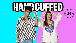 HANDCUFFED TO MY BEST FRIEND FOR 24 HOURS  AAYU VLOGS [upl. by Gloria]