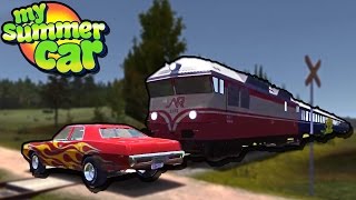 My Summer Car Türkçe  ARABA TRENİ DURDURABİLİR Mİ 34 [upl. by Flodnar]