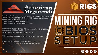 Mining Rig  Bios Settings for a Biostar TB250BTC [upl. by Pamela]