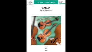 Galop by Brian Balmages Orchestra  Score and Sound [upl. by Lamarre]