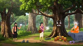 चार रूपये का तकदीर 2  char rupye ka takdir 2 hindi story  Hindi cartoon moral story New kahaniya [upl. by Idnek794]