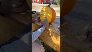 Pumpkin carving awesome shorts halloween [upl. by Airtemed]