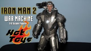 Hot Toys Iron Man 2 War Machine 16th Scale Figure Review [upl. by Porche]