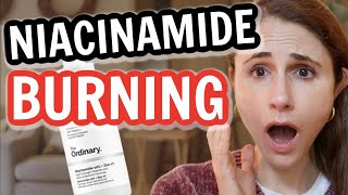 Why NIACINAMIDE BURNS amp CAUSES REDNESS Dr Dray [upl. by Roxanne777]