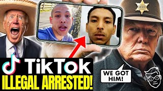 Illegal Alien ‘Influencer’ ARRESTED for DEPORTATION After Mocking Americans As ‘SLAVES’  GTFO 🤬 [upl. by Etnoid177]