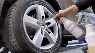 Wash the Dirtiest Volkswagen  Deep Exterior Detailing and interior [upl. by Ddat674]