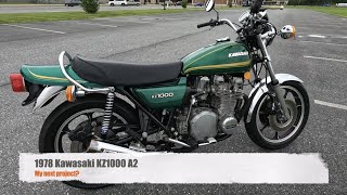 1978 KZ1000  Kerker Exhaust Sound [upl. by Colvert]