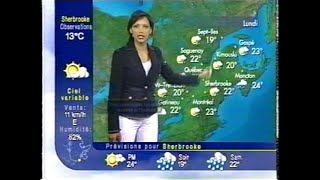 La Météo avec Suzanne Gariepy sur Météo Média [upl. by Ahsaf]