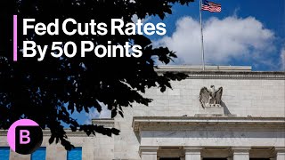 Fed Cuts Benchmark Rate by a Half Point in Historic Decision [upl. by Lanos799]