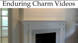 Build A Modern Mantel With Tiled Hearth [upl. by Genovera]