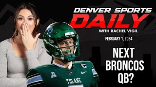 Broncos showing interest with Tulane QB  Denver Sports Daily [upl. by Aicel163]