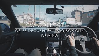 R34 Skyline GTR OS88 Sequential Dog box  Street driving [upl. by Suiradel]