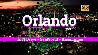 Orlando  International Drive  SeaWorld  Kissimmee [upl. by Allemrac134]