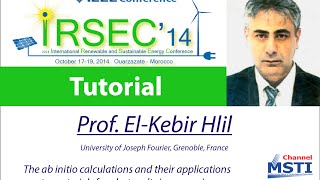 IRSEC14  ab initio calculations and their applications to materials for photovoltaic conversion [upl. by Warrick]