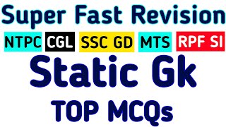 Statics Gk  SSC MTS EXAM 2024  SSC GD  NTPC EXAM  RPF Exam  SSCMTSEXAM2024 SSCGD SSCCGLEXAM [upl. by Aziram]