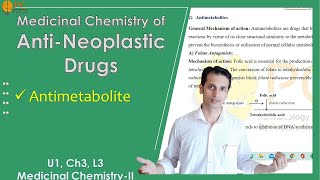 Anticancer Drugs Medicinal Chemistry Part 3 Antimetabolites Medicinal Chemistry [upl. by Nappie]