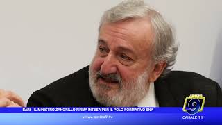 Bari  Il Ministro Zangrillo firma intesa per il polo formativo SNA [upl. by Ahsenet571]