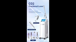 Weifang Huamei Co2 Fractional Laser skin rejuvenation wrinkle removal beauty machine [upl. by Aehs100]