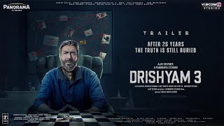 Drishyam 3  Trailer  Ajay Devgn  Tabu Shriya Saran Akshaye KhannaSaurabh Shukla Ishita Dutta [upl. by Three]