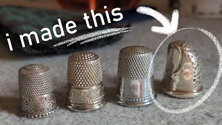 I Hand Made a Custom Silver Thimble [upl. by Jason157]