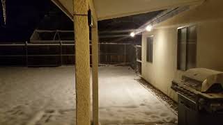 Snow at Prescott Valley AZ Home Video  3 [upl. by Pharaoh504]