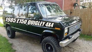 1985 E150 Quigley 4x4 Van ConversionHighland ladder rack amp seat installationOutside the Box [upl. by Aicnilav]